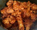A picture of step 5 of Rajasthani Laal Maans Curry (Rajasthani Royal Mutton curry).