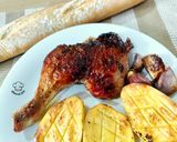 Foto del paso 6 de la receta: Pollo al horno marinado a las finas hierbas