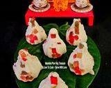 A picture of step 6 of Paneer Mawa Rasmalai Tutti Frutti Modak.