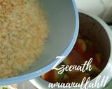 A picture of step 3 of Hyderabadi Chana Daal and Kaddu Gosht Curry.
