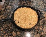 A picture of step 4 of Vegan blackberry skillet cobbler.