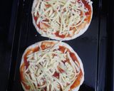 A picture of step 6 of Paneer pizza.