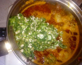 A picture of step 3 of Okra soup.