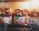 Foto langkah ke 7 dari resep Choco Banana Muffin [pisang kepok].
