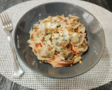 Foto del paso 6 de la receta: Tagliatelle con champiñones cremosos al ajillo
