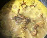 A picture of step 4 of Kancha Aam and Sorse chicken.