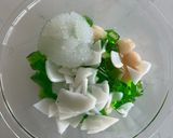 A picture of step 5 of Buko Pandan Dessert.
