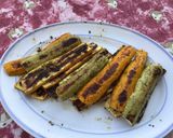 Une image de l'étape 5 de Courgettes bicolores marinées au basilic.