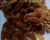 Foto langkah ke 9 dari resep Steak Jamur Tiram Crispy with Mushroom Blackpepper Sauce 🍄🍄🍄.