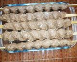 A picture of step 6 of Turkish kabab.