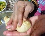 A picture of step 8 of Matar kachori.