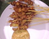 Foto langkah ke 3 dari resep Sate kulit ayam,bumbu selai kacang SKIPPY.