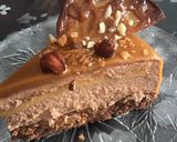 Une image de l'étape 7 de Entremets chocolat noisette glaçage caramel.
