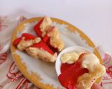 Foto langkah ke 7 dari resep Tahu Aci Merah Putih.
