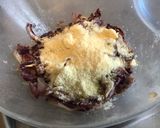 Une image de l'étape 11 de Trévise farcie aux anchois,parmesan et câpres italiennes et sa couronne d oignons de roscoff.