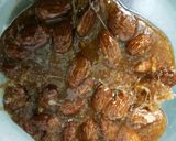 A picture of step 3 of Almond chikki.