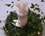 Foto del paso 8 de la receta: Pesto de albahaca en mortero y procesadora