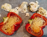 Foto del paso 3 de la receta: Pimientos rellenos de jamón y huevo