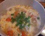 Foto langkah ke 3 dari resep Sup Tofu Telur.