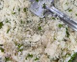 A picture of step 2 of Rice Salad.