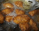 A picture of step 3 of Moong Dal Pakode.