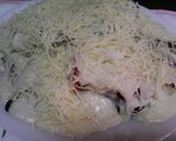 Foto del paso 5 de la receta Níscalos con patatas, bacon y bechamel