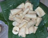 Foto langkah ke 5 dari resep Tape Singkong Manis Tanpa Gula.