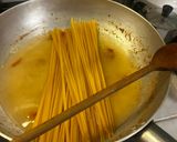 A picture of step 4 of Spaghetti with Baby Squid Skillet-Style.