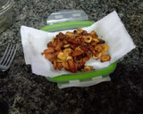 Foto do passo 2 de Purê de Batata Doce com Bacon e Alho Frito (r. Própria)