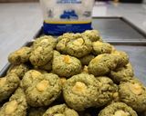 Foto langkah ke 7 dari resep Matcha Coconut Cheese Cookies.