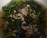 Hình bước làm 4 của món Canh mồng tơi thịt nạc băm
