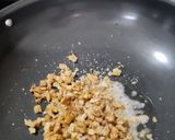 A picture of step 2 of Sapodilla walnut halwa.