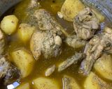 A picture of step 4 of Green Chicken Biryani.