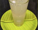 A picture of step 5 of Green grapes, sabja seed juice.