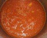 A picture of step 2 of Shaljum palak gosht.