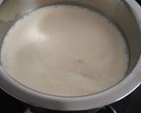 A picture of step 1 of Rainbow Cassatta sandesh.