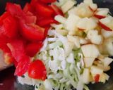 A picture of step 1 of Fruity salad.