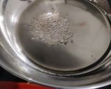 A picture of step 4 of Kathal biryani with pudina dhania chhachh.