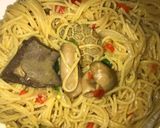 A picture of step 5 of Jollof Spaghetti.