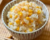 A picture of step 7 of ☆Corn Rice with Butter and Soy Sauce☆.