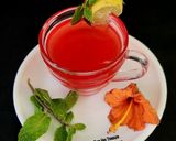 A picture of step 4 of Hibiscus Healthy Herbal Tea.