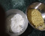 A picture of step 1 of Moong Malpua.