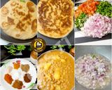 A picture of step 2 of Dilli Wala Matar Kulcha.