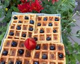A picture of step 3 of Banana Waffles.
