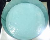 Hình bước làm 2 của món Blue Ombre Cheesecake
