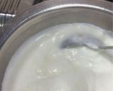 A picture of step 2 of Chhena Poda.