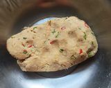 A picture of step 1 of Chickpeas Tikki (protein-rich tiffin).