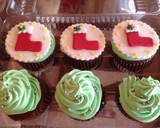 Foto del paso 1 de la receta: Cupcakes de chocolate navideños