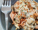 Foto del paso 6 de la receta: Tagliatelle con champiñones cremosos al ajillo