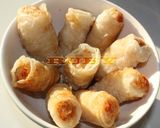 Hình bước làm 4 của món Chả giò (Nem) chiên bằng máy